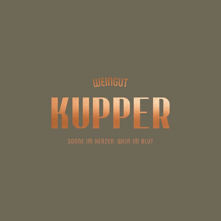 Logo Weingut Kupper – Sonne im Herzen - Wein im Blut